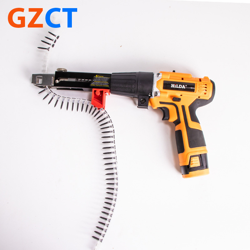 HILDA Automatic Screw Drywall Cordless Nailer Gun For Concrete Wall Nail Gun Machine/Electric Shot Nail Gun For Wood Screw