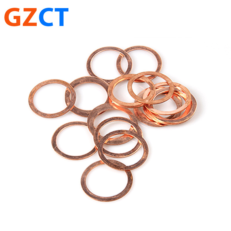 T2 Brass Copper Gasket Space Sealed Thin Flat Copper Washer