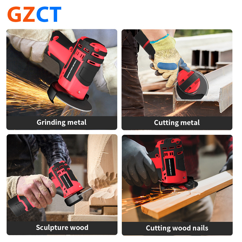 12V Professional Electric Angle Grinder Factory Price Metal Wood Cutter Polishing Tool 3 inch Battery Power Wireless Grinder