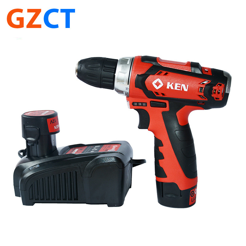 BL6113-20S KEN 12V Cordless Power Drill Machine Li-ion Battery Electric Screwdriver Brushless Impact Cordless Drill Set