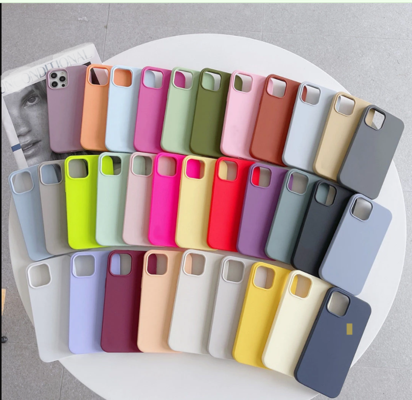 Silicone Phone Case For Apple Iphone 11 12 13 14 15 Pro Max Mini 7 8 6s Plus  X Xs Max 5 Shockproof Case Cover Factory Wholesale