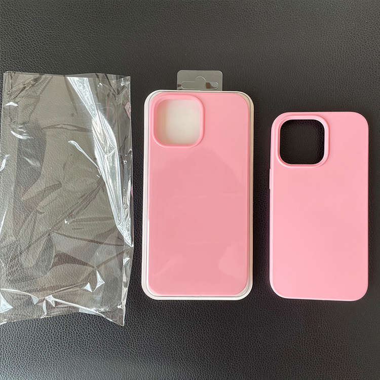 Liquid Silicone Phone Case Silicon Case With Packaging For Iphone 14 13 12 11 Pro Max Xr Xs Shockproof Phone Case