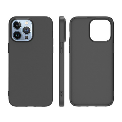 wholesale Matte Black Soft TPU Phone Case For iPhone 15 14 13 12 11 Pro Max Mobile cell Phone cases