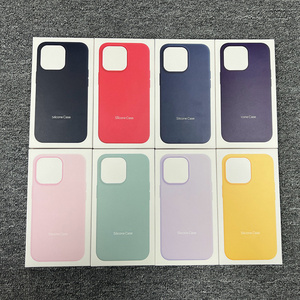 1:1 Original Pop Up Animation Liquid Silicone Phone Cases For iPhone 14 15 Pro Max 12 13 16 Pro magnetic case