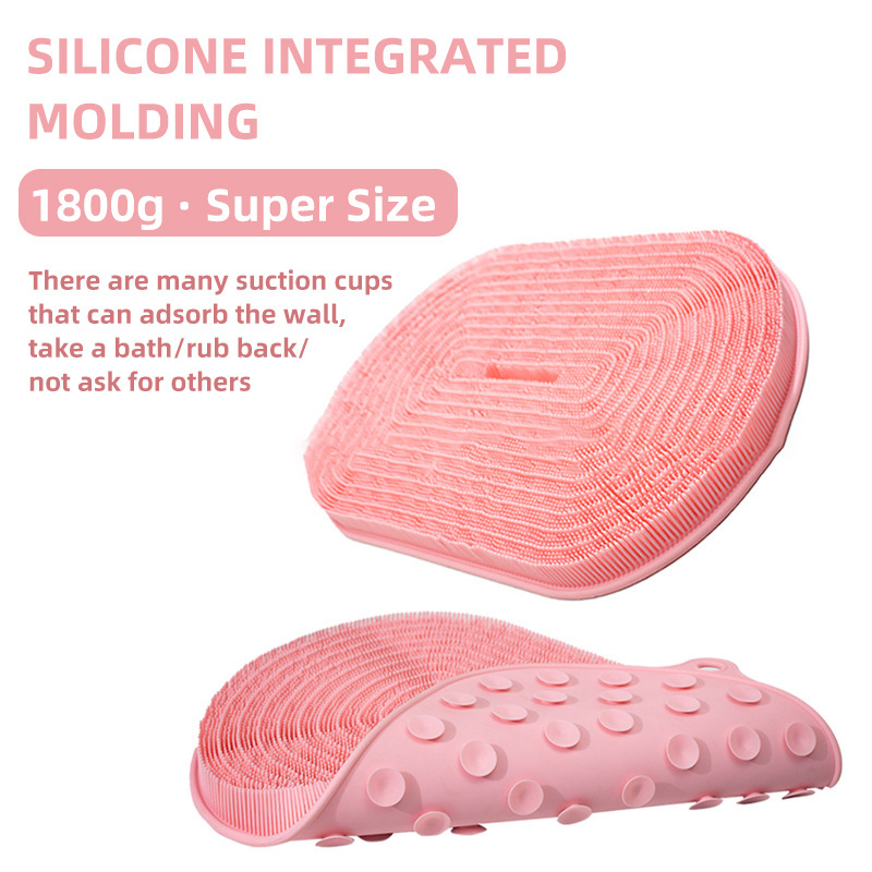 High Quality shower bathroom foot wash pad and scrub pad oversized suction non slip pad shower massager brush foot scrubber