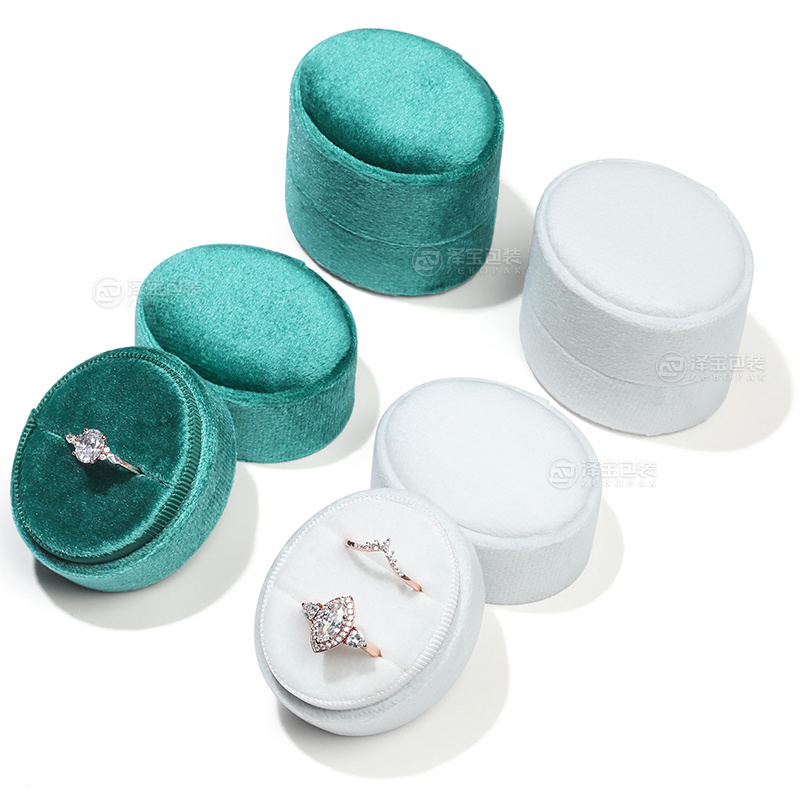 Factory Hot Sales Modern Design Jewelry Velvet Box Velvet Jewelry Box Packaging Luxury Jewelry Boxes Product