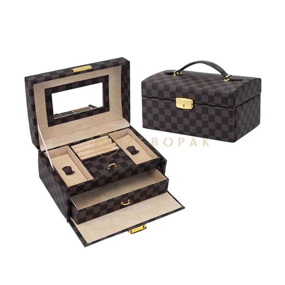 Good sale Product Jewelry Case For Travel Travel Jewelry Suit Case Luxury Jewelry Travel Case