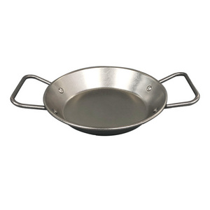 Factory wholesale Korea Style Seafood Frying Pan Cooking Kitchen Cookware Induction Frying Pan Stainless Steel Paella Pans