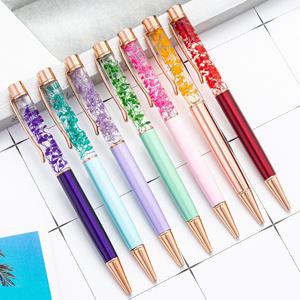 Crystal Ballpoint Pen with Dangling charms