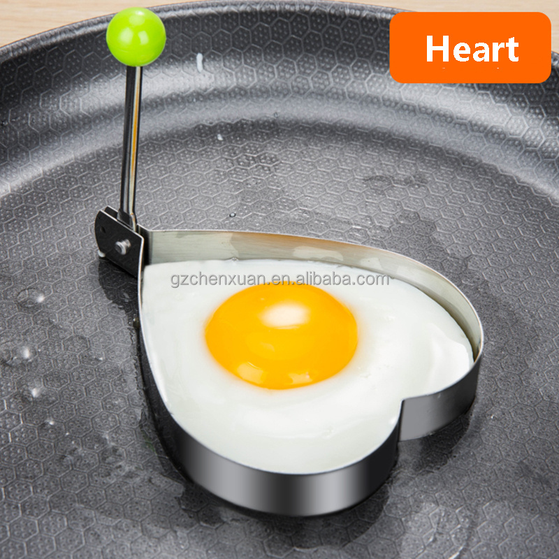 5Style Fried Egg Pancake Shaper Stainless Steel Omelette Mold Breakfast Egg Pancake Sandwich Rings Kitchen Accessories Gadget