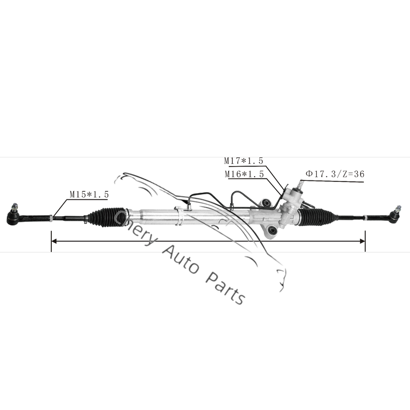 Car steering rack assembly assy manufacture sale parts For Toyota Commuter Ventury  44200-26491