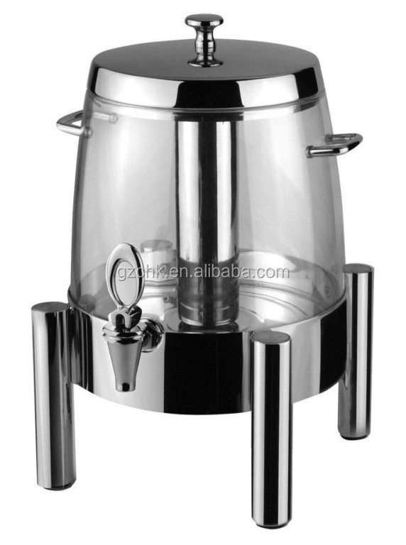 Buffet stainless steel hot drink urn/hotel use hot coffee dispenser