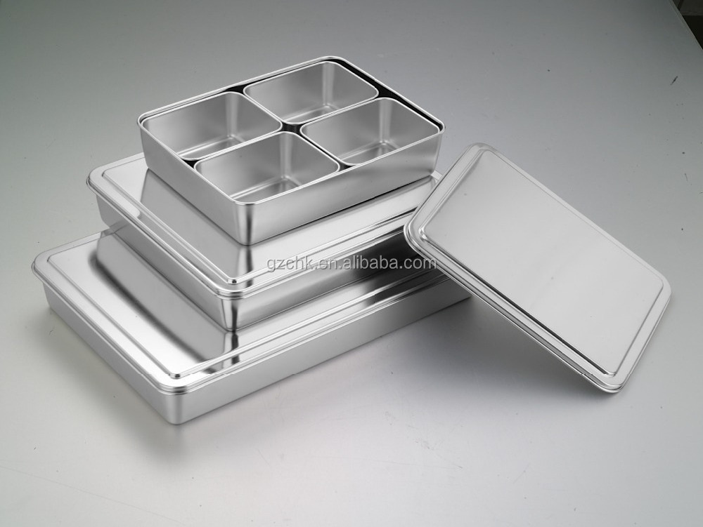 Wholesale stainless steel Japanese style spice box /non-magnetic Seasoning Box for restaurant