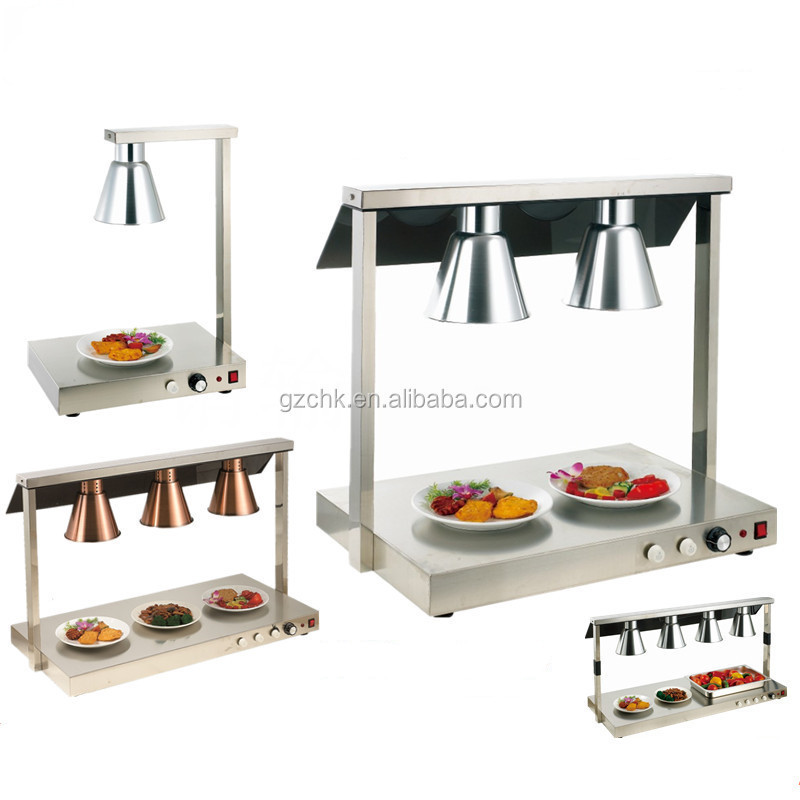 Hotel restaurant equipment food warmer Lamp Warming Station for catering