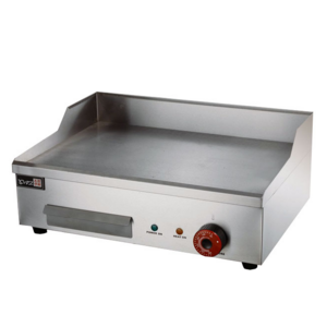 Counter top commercial stainless steel flat griddle for kitchen