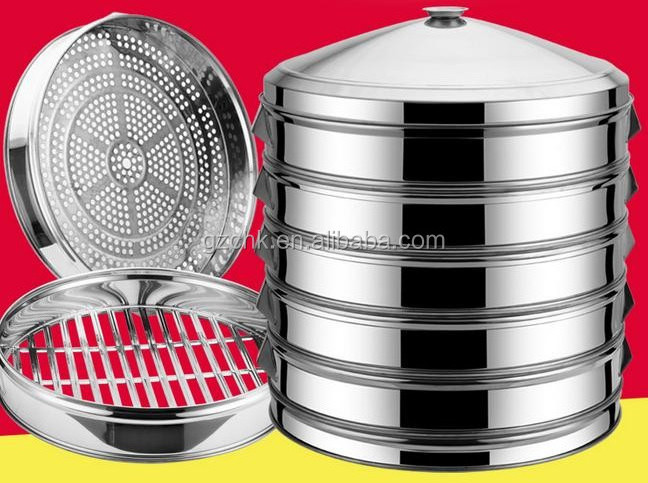 540mm dia stainless steel dim sum steamer/5 tier Chinese style dim sum steamer