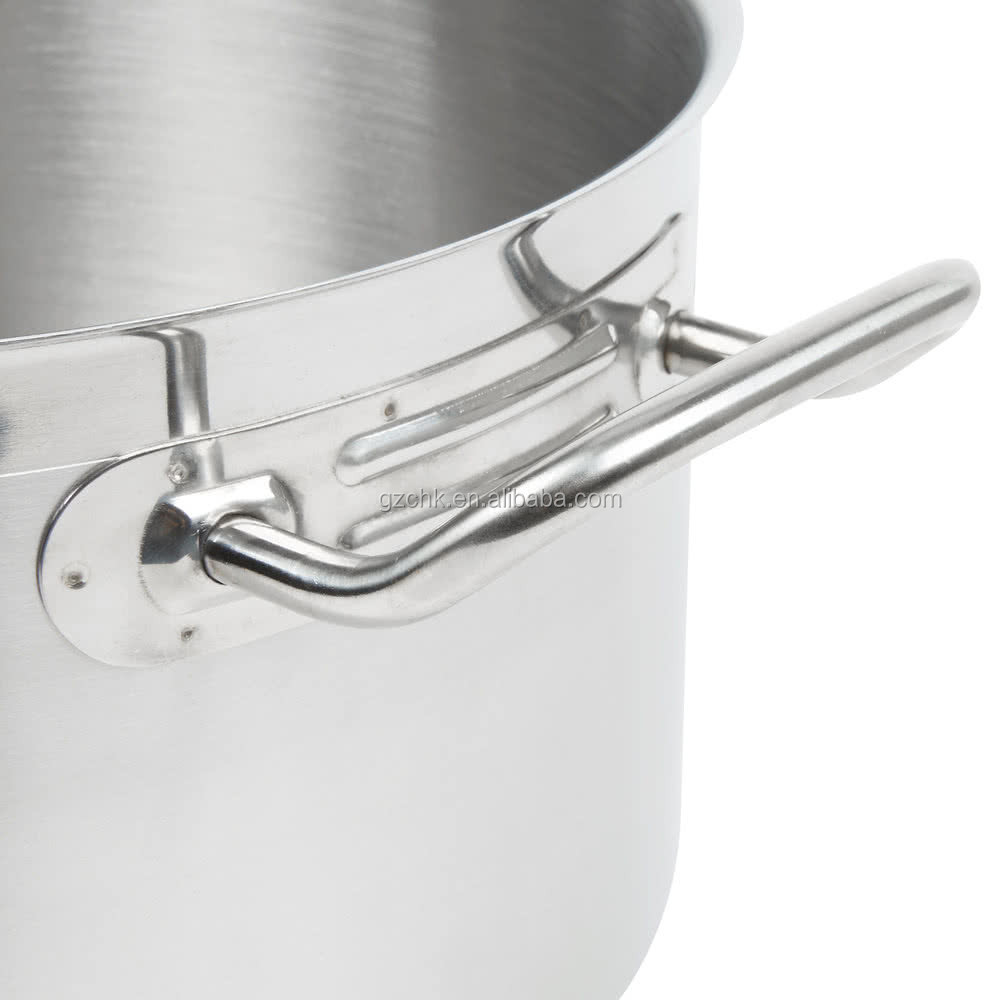 Tall body stainless steel compound bottom sauce pot/thick hot pot /stock pot