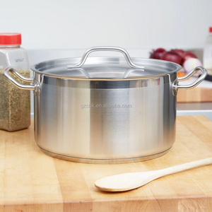 Tall body stainless steel compound bottom sauce pot/thick hot pot /stock pot