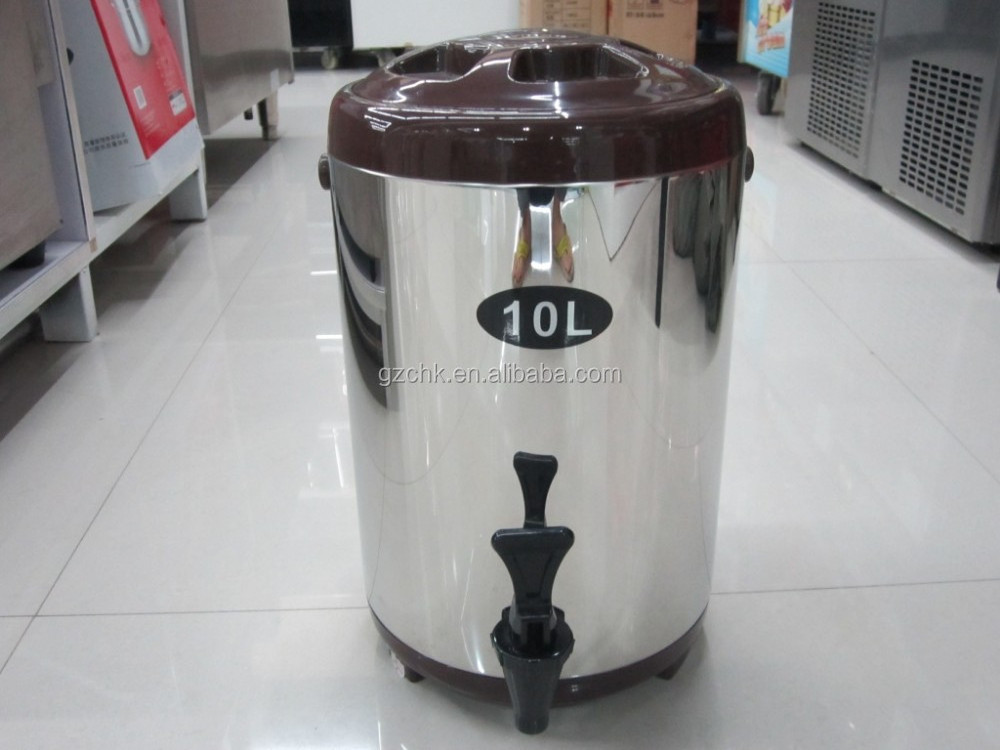 10L heat preservation tea bucket /hot milk tea barrel