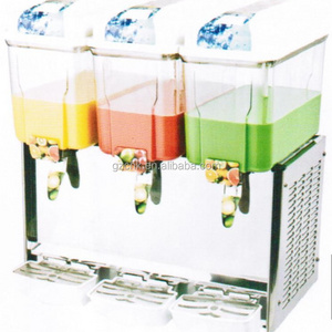 Commercial electric juice dispenser with triple tank 18L /cold drink dispenser