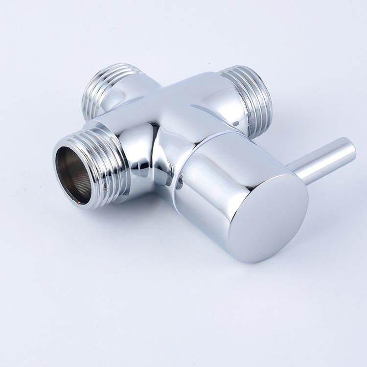 3 Ways Valve Diverter Bath Toilet Bidet Sprayer Shower Head Connector T-adapter