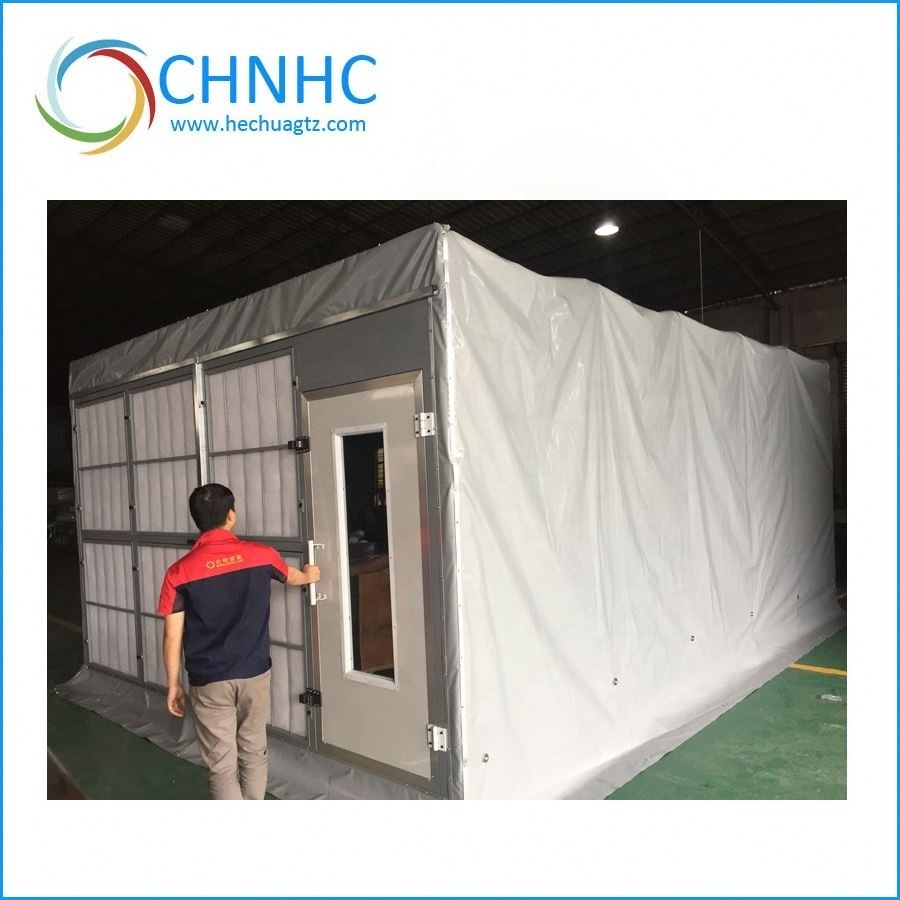 2023 hot sale paint booth /retractable spray paint booth  CE certified mobile painting booth