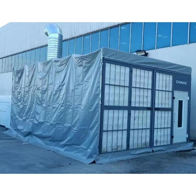 2023 hot sale paint booth /retractable spray paint booth  CE certified mobile painting booth