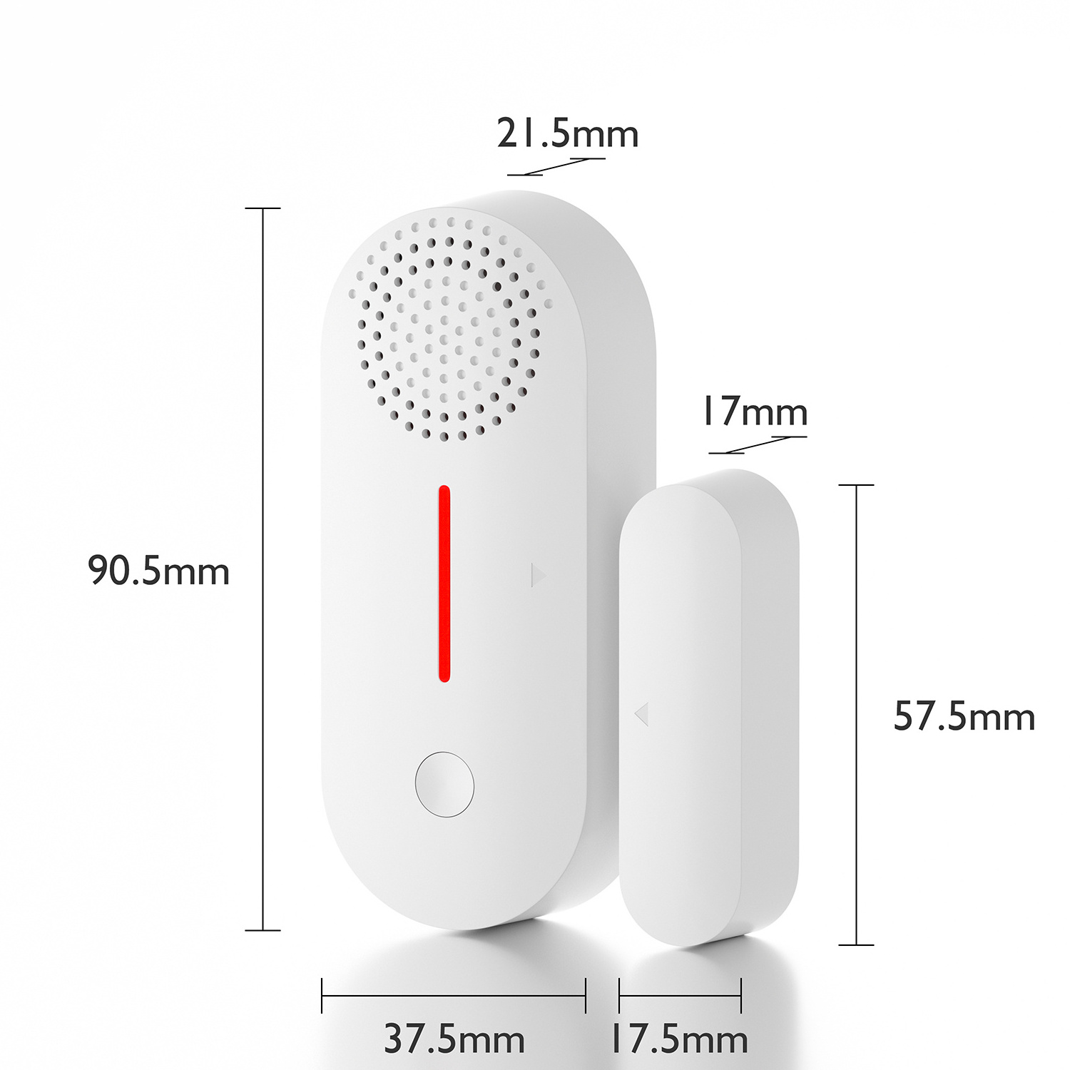 Smart Life App Wireless Door and Window Sensor Magnetic Door Sensor With Sound WiFi Tuya Door Alarm Sensor With Arm/Disarm