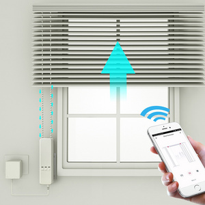 Smart Life App WiFi Wireless Remote Control Tuya Roller Blinds Curtain Shade Shutters Chain Window Smart Blind Motor