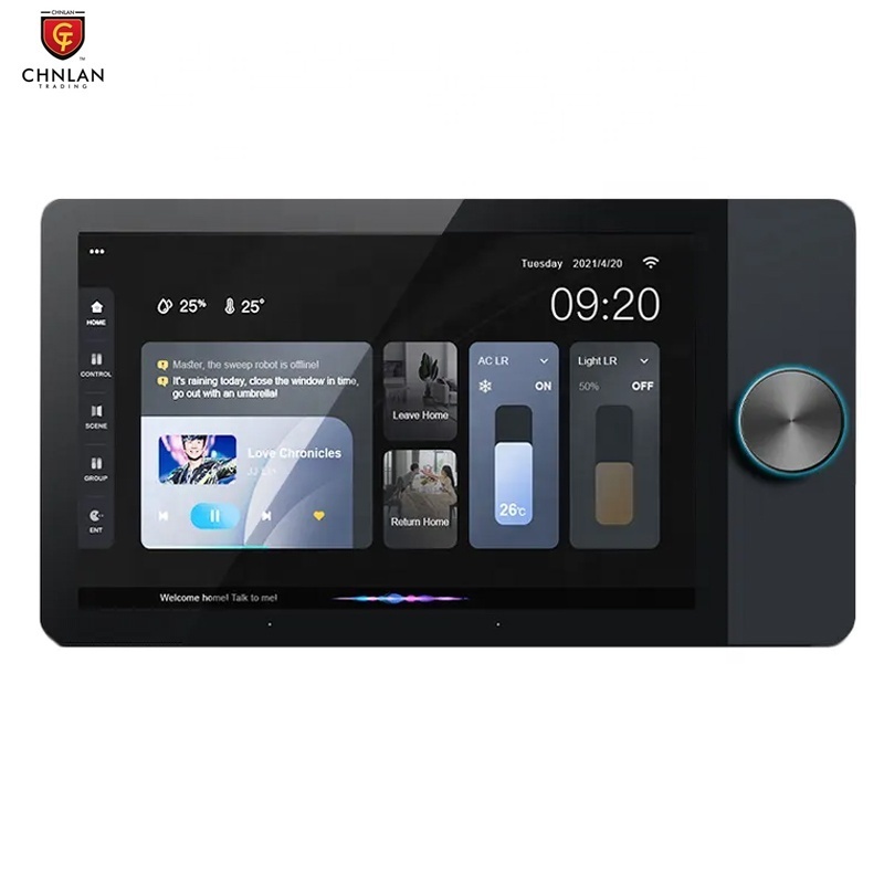 Smart Home Multi-Functional Touch Screen Tuya Central control Panel 10 inch Zigbee Gateway and Music Mobile APP Remote Control