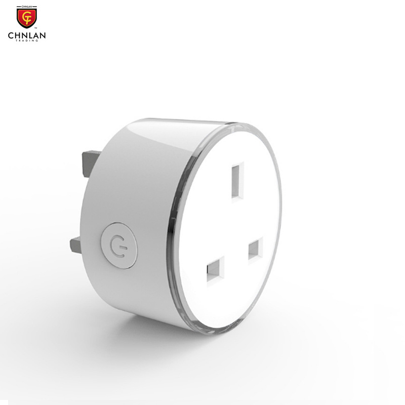 UK Pin Smart Home Socket Wifi Wireless With LED Light RGB Smart Plug WiFi works with Alexa