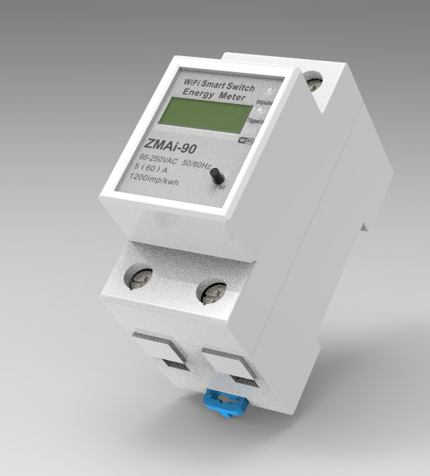 Tuya WiFi Power Meter Single Phase 5(60)A Power Consumption Energy Monitoring Prepaid Smart Energy Meter