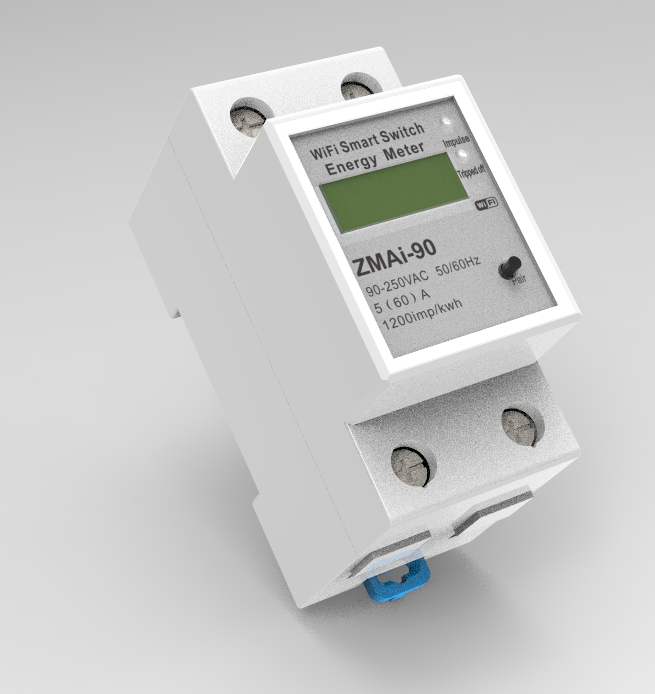 Tuya WiFi Power Meter Single Phase 5(60)A Power Consumption Energy Monitoring Prepaid Smart Energy Meter