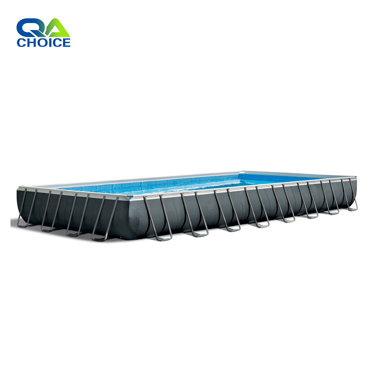 Guangzhou Choice Amusement Plato PVC Material  Inflatable Blue Round Swimming Pools