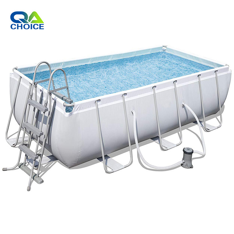 Backyard Summer party Metal Swimming Pool Frame Pool for adults to play portable swimming pool