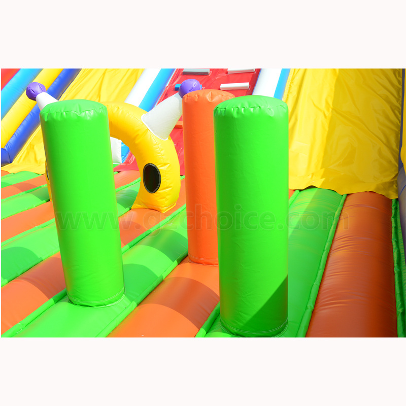 Wholesale commercial grade outdoor moonwalk kids bouncy combo cartoon inflatable jumping house castle slide