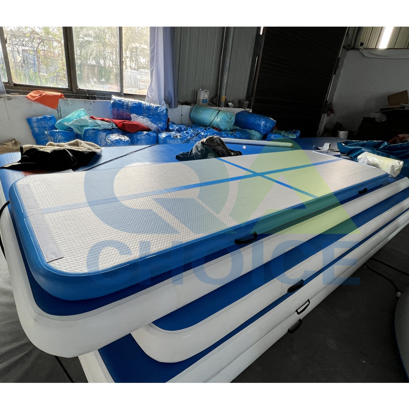 Custom size inflatable tumbling air track gymnastics crash mats