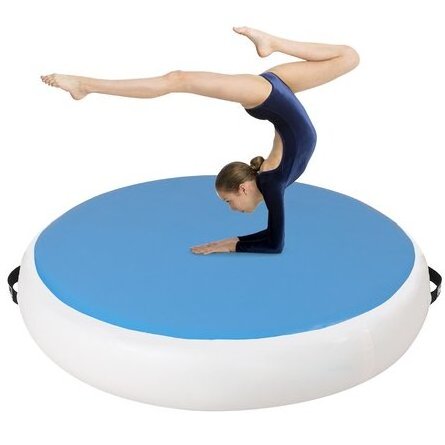 professional gymnastics yoga exercise at home inflatable circle tumbling round track/air pit/air spot mats