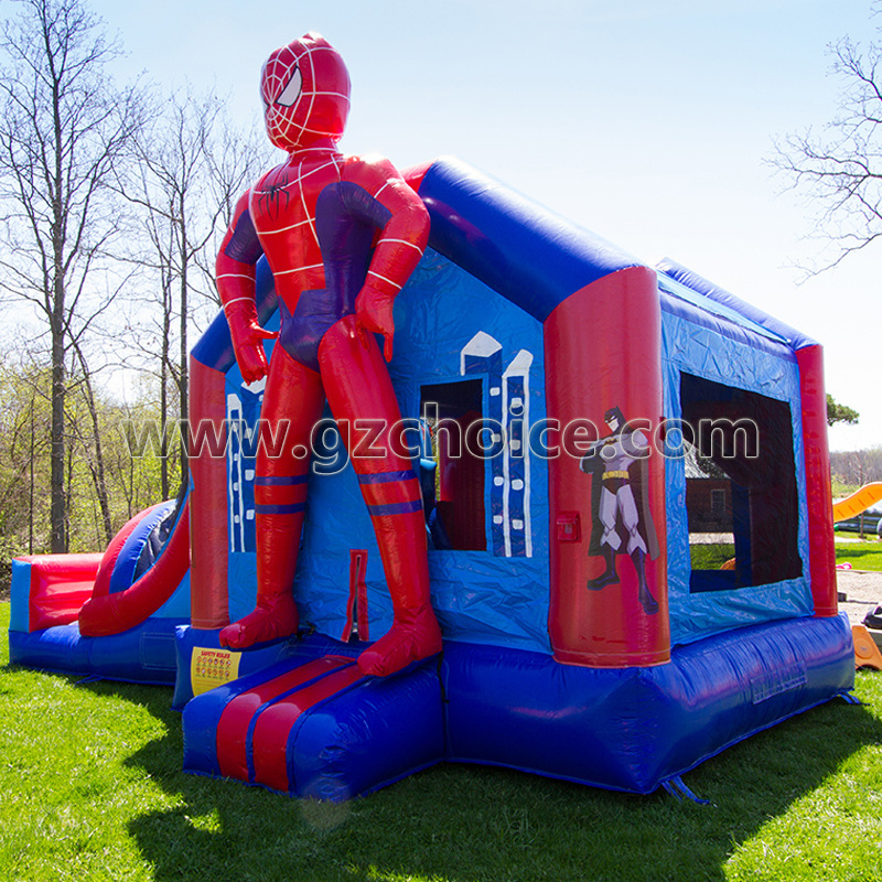 outdoor commercial playground jumping inflatable kids bouncer bouncy water slide jumping castle price spiderman bounce house