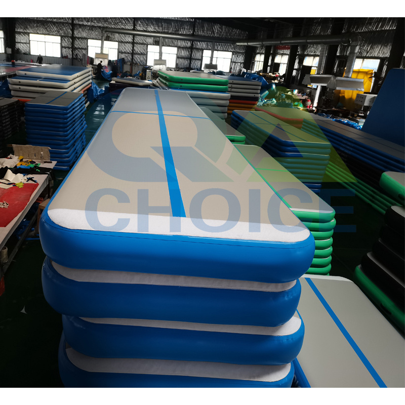 Custom size inflatable tumbling air track gymnastics crash mats