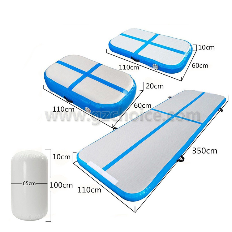 Inflatable Airtrack Fitness Mat Floor  For Home Use  Inflatable Gymnastics Mat