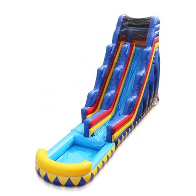 Cheap home use inflatable water slide pool gigantes toboganes inflables agua para la piscina