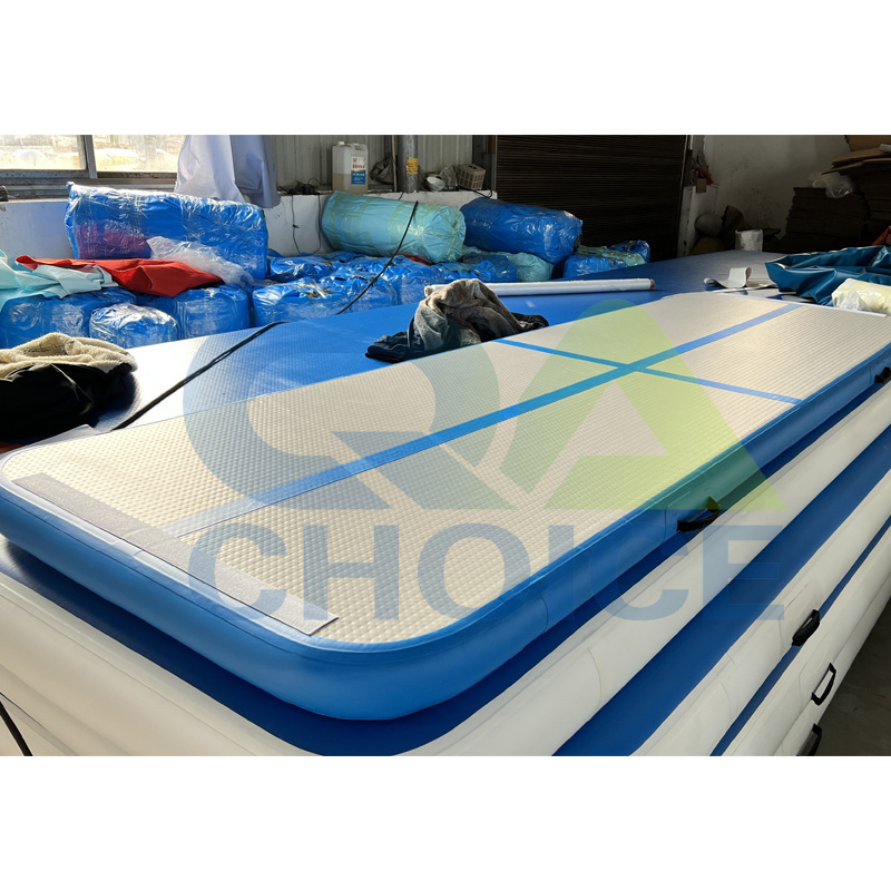 Custom size inflatable tumbling air track gymnastics crash mats