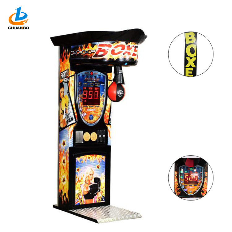 Coin Operated Boxing Machine Price, Arcade Punch Machine, Electronic Boxing Game Machine