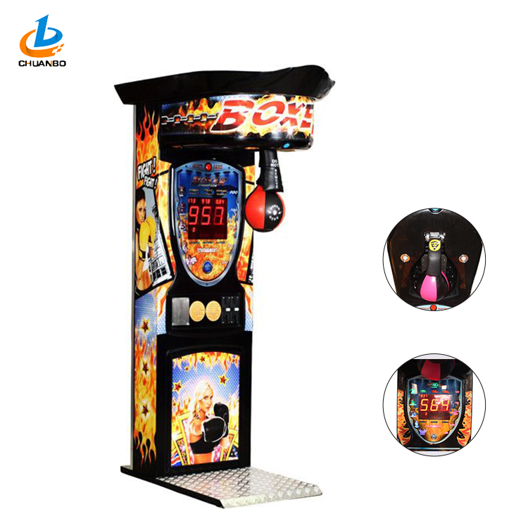 Coin Operated Boxing Machine Price, Arcade Punch Machine, Electronic Boxing Game Machine