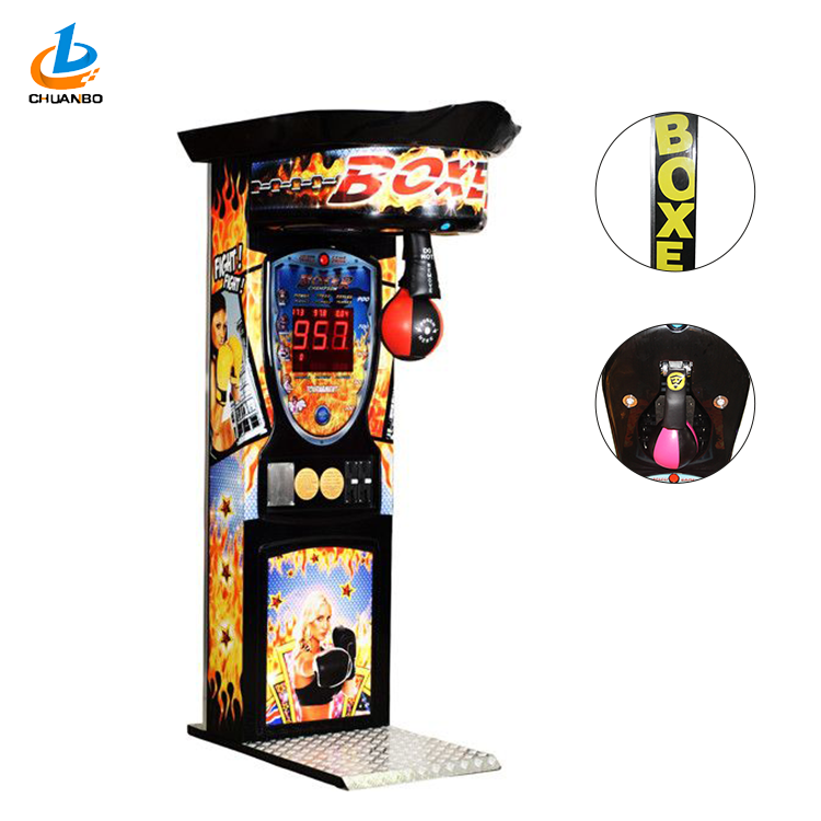 Coin Operated Boxing Machine Price, Arcade Punch Machine, Electronic Boxing Game Machine