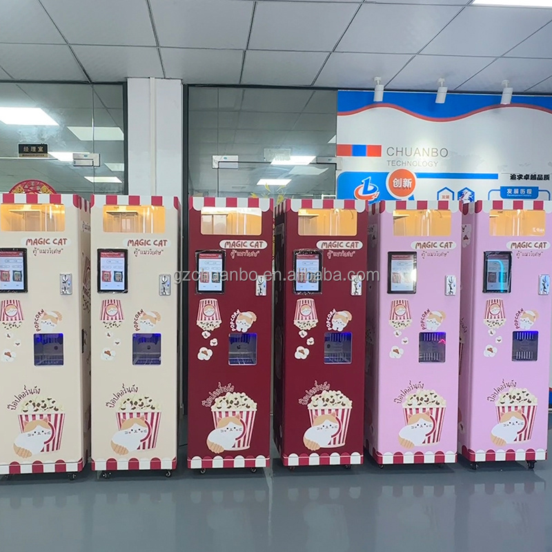 Top Sale Commercial Smart Popcorn Vending Machines  Free  Manual Vending Snack Machine