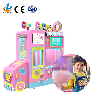 Fully Custom Automatic Cotton Candy Machine Sugar Cotton Candy Floss Machine Cotton Candy Vending Machine