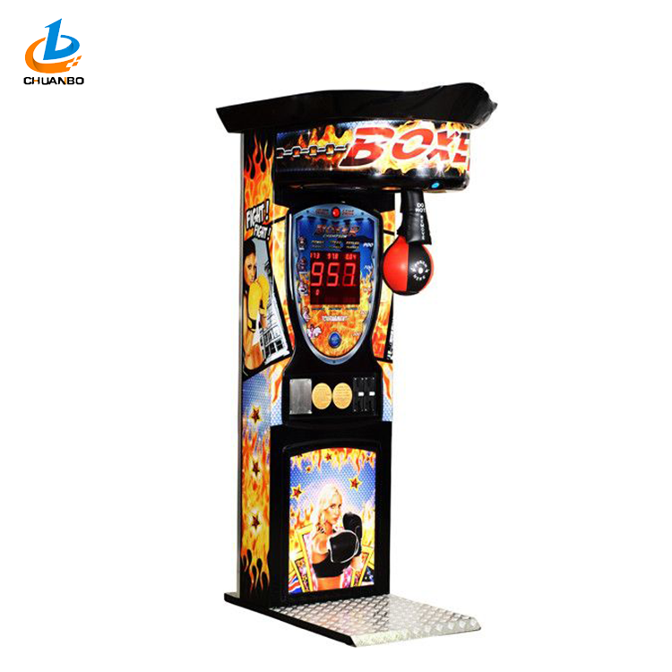 Coin Operated Boxing Machine Price, Arcade Punch Machine, Electronic Boxing Game Machine