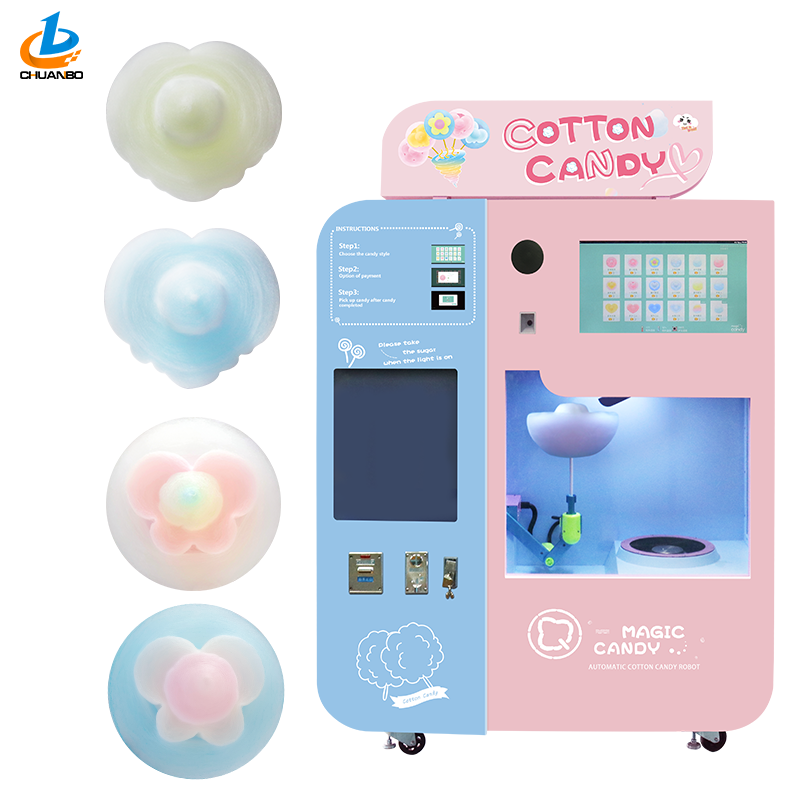 Source Manufacturer vending machine flower Fun Marshmallow Vending Making Industrial Cotton Candy Floss Machine